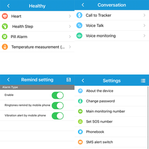 Thời gian thực GPS theo dõi Vòng đeo tay cho người cao tuổi 4 gam với âm thanh <span class=keywords><strong>Sim</strong></span> Thẻ GPS <span class=keywords><strong>Tracker</strong></span> sức khỏe Màn hình Huyết Áp Màn hình GPS <span class=keywords><strong>Tracker</strong></span> - Product Image 3
