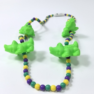 Collares de cuentas LED de cocodrilo al por mayor, decoraciones iluminadas verdes para el Día de San Patricio, para fiestas al aire libre y carnavales, recuerdos de fiesta - Product Image 6