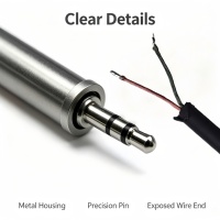 Kabel Audio Stereo XIN YING Custom Berlapis Nikel dan Tembaga untuk Komputer, Pemutar MP3, Headphone, Kamera, dan Speaker