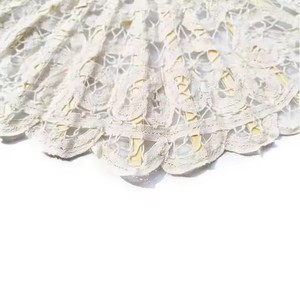 Abanico de mano de bambú de encaje de boda de lujo con logotipo personalizado, abanico de baile moderno hecho a mano bordado <span class=keywords><strong>en</strong></span> algodón - Product Image 3