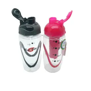 Özel Logo toptan su şişesi yaz BPA ücretsiz saman ile serin dondurma çubuğu spor su şişesi tutmak