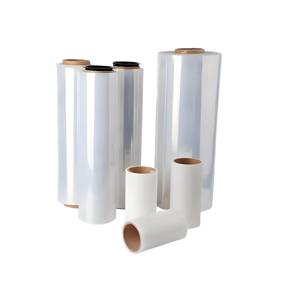 HWK Plastic Roll Film Wrap Stretch Film Water Proof For Logistics Packaging