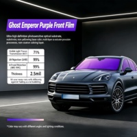 Film teinté nano-céramique caméléon rouge, bleu, vert, violet, 85% IRR99%, film solaire pour vitres de voiture, film teinté pour vitres de voiture