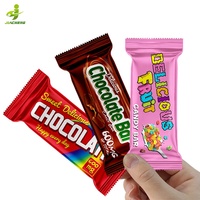 Personalizado sellado con calor Galaxy Snack Nut Energy Protein Mushroom Chocolate Candy Bar Wrapper Packaging Pouch Bags