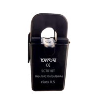 Transformateur de courant à noyau divisé en ferrite YHDC SCT010T 10 mm, précision 0,5 %, sortie 20A-80A, borne à vis, capteur de courant à suspension libre