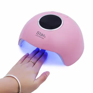 24W Star 6 UV LED Lamp With 12Leds UV Lamp For All Gels For Nail Dryer For Nail Polish Quick Dryer New