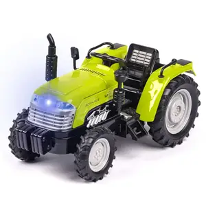 Rückfahrzeuge Spielzeug Simulation 1:32 Landwirtschaftstraktor Kinder-Spielzeug Alloy-Auto mit Schall- und Lichtgenerator Großhandel