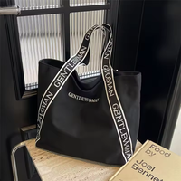 Sacs fourre-tout en toile de coton personnalisés avec poche, réutilisables, pour l'épicerie, style universitaire, vente en gros