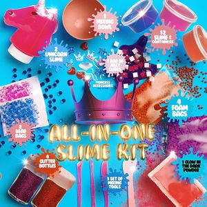 Best-selling Slime <b>Kit</b> Princess Unicorn Style Crystal <b>Clay</b> Mud Kids Toy for Girls and Boys - Product Image 2