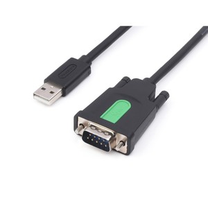 Cable Adaptador Serial USB a RS232 Industrial, USB Tipo A a Puerto DB9 Macho/Hembra, Chip Original FT232RL, Longitud del Cable 1.5m - Product Image 1