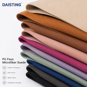 <span class=keywords><strong>Simili</strong></span> <span class=keywords><strong>cuir</strong></span> suédé en microfibre PU 0,8 mm, tissu synthétique nubuck doux pour chaussures, sacs, pompons, ceintures, artisanat DIY, matériaux de rembourrage - Product Image 1