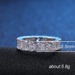 Anello in Ottone con Pietra Irregolare per Donne, Design Classico Scintillante con Incastonature, Regalo per Fidanzamento e Feste, Gioiello alla Moda - Product Image 5