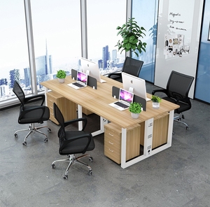 Muebles <span class=keywords><strong>de</strong></span> Oficina <span class=keywords><strong>de</strong></span> Acero, Escritorio Individual <span class=keywords><strong>de</strong></span> Acero para Empleados, Escritorio <span class=keywords><strong>de</strong></span> Computadora para el <span class=keywords><strong>Hogar</strong></span> con Cajón - Product Image 2