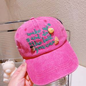2023 Mới Hàng Ngày Thêu Thư Mũ Bóng Chày Cho Cô Gái Ánh Sáng Màu Thể Thao Biểu Tượng Tùy Chỉnh Cap Làm Bằng Nylon Bền - Product Image 2