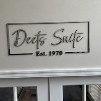 Logotipo DE LA EMPRESA Placa de número de canal de metal personalizado Letras iluminadas con LED Letreros de letras al aire libre para negocios