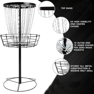 Doppia catena pratica 24 catene disco campo da <span class=keywords><strong>Golf</strong></span> bersaglio per disco disco da <span class=keywords><strong>Golf</strong></span> - Product Image 5