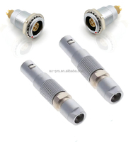 M7 00B Series Conector de transmisión de audio y video de latón 2pin 3pin 4pin 5pin Circular Mini conector macho hembra de bloqueo