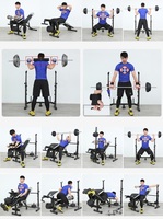 ZJFIT vente en gros Portable assis poitrine polyvalent salle de sport équipement de Fitness force banc d'haltères