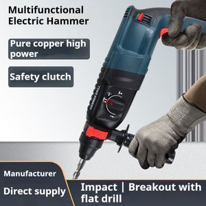 Trapano a Percussione per Calcestruzzo, Martello Demolitore, Utensile Elettrico, Macchina Perforatrice, Punta da Trapano Rotante - Product Image 6