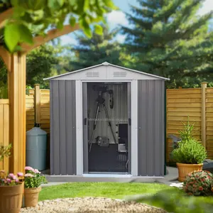 Gray Color Storage Shed Outdoor Shed Garden Storage Tool Sheds Small For Garden