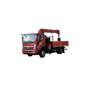 Sinotruk 6.3Ton Hydraulic Straight Boom Crane Truck Mobile <b>Hoisting</b> Machine for Street Lamp Installation with High Position Seat - Product Image 1