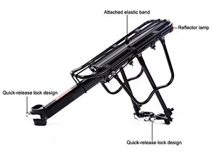 Portaequipajes trasero plegable más vendido Universal de aleación de aluminio duradero de transmisión directa - Product Image 2