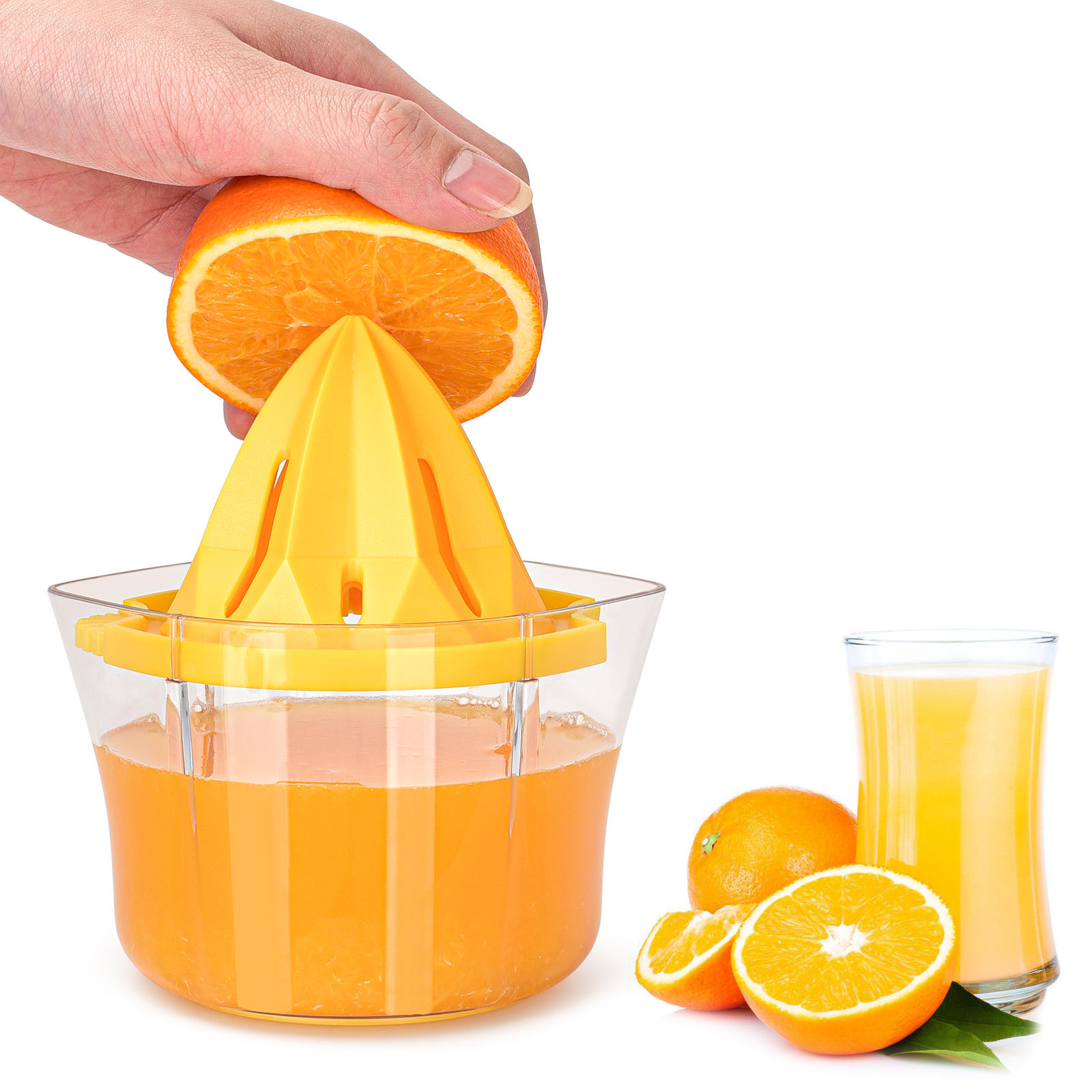 in Multi-Function Manual Juicer Efficient Citrus Squeezer
