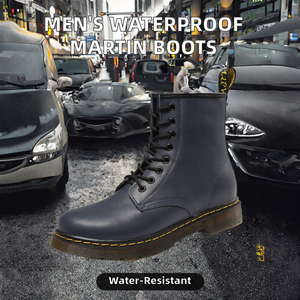Scarpe da <span class=keywords><strong>neve</strong></span> da <span class=keywords><strong>uomo</strong></span> alte stile britannico per stivali Martin Casual invernali da esterno in grandi dimensioni con chiusura stringata - Product Image 2