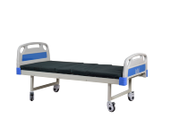 Fabricant de base de matelas à cadre enduit d'acier support à quatre pieds fonction simple tablette d'allaitement lit manuel du patient