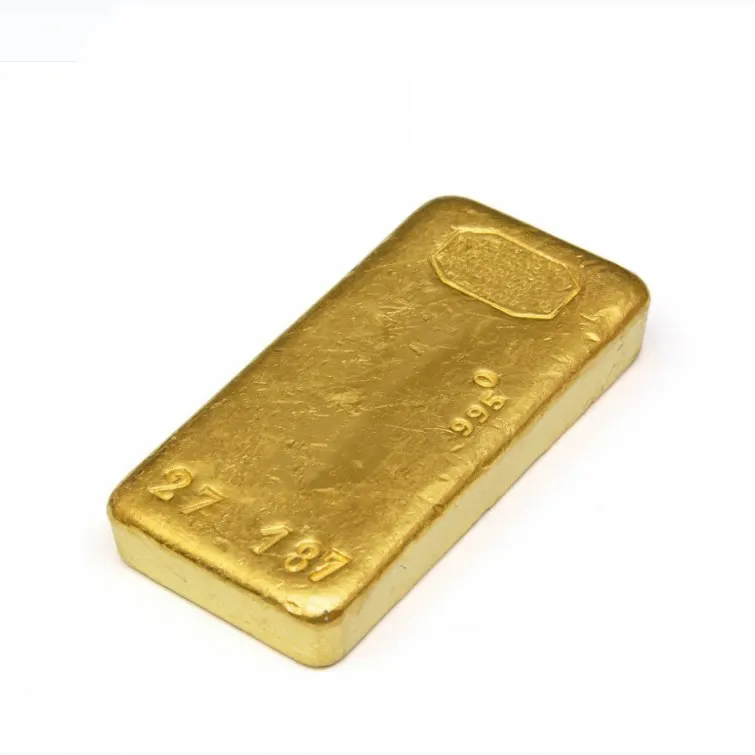 Wholesale 999 Gold Bar Metal Handicraft Gifts Solid Gold Bullion Gold Bar