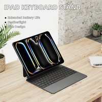 Clavier de support de tablette ultra-fin et léger pour iPad Pro 11 M1 M4 Air 10.9 M1 M3 - Nouvelle conception à ciseaux pour une autonomie prolongée