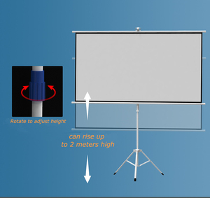 HL-100&quot; Tripod Projection <strong>Screen</strong> Portable <strong>Screens</strong> <strong>for</strong> Outdoor Stand Tripod <strong>Projector</strong> <strong>Screen</strong> - Product Image 4