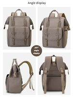 Sac à langer pour bébé en nylon HAIBOWY OEM ODM, grande capacité, sac à dos de voyage, imperméable, élégant, sac de maternité