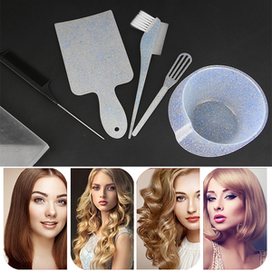 Ingrid Luxury <b>Hair</b> Dyeing Kit Professional Salon Tool Plastic Blue <b>Hair</b> Salon Oil Treatment Bowl Brush Set Sparkling <b>Powder</b> - Product Image 3