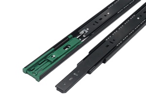 Phong Cách Mới Nhất Mạ Đen Softclosing Ngăn Kéo Trượt Telescopic Kênh - Product Image 2