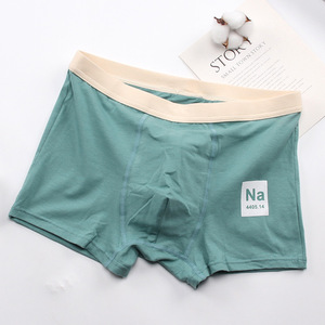 Calzoncillos bóxer estampados para hombre al por mayor tabla periódica de los elementos ropa interior de algodón Calzoncillos Bóxer cómodos - Product Image 4