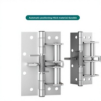 Soligu ZY-012 Charnière à ressort invisible multifonctionnelle moderne en acier inoxydable de 4 pouces avec rebond automatique réglable 180°