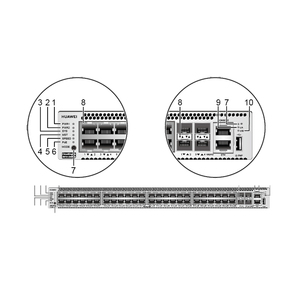 S5731-S48P4X Original New 48 10/100/1000Base-T <b>Ethernet</b> Port, 4 10 Gigabits SFP +, POE <b>Switch</b> 48 Ports PoE <b>Switch</b> - Product Image 1