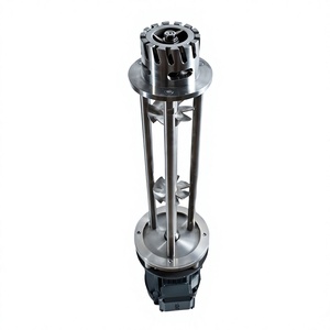 Disperseur-émulsifiant à cisaillement haute vitesse pour poudres liquides, mélangeur-homogénéisateur avec socle élévateur pour l'industrie alimentaire - Product Image 1