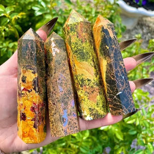 Pilares de Piedra Realgar Auténticos al por Mayor para Meditación y Decoración del Hogar - Regalo Perfecto para las Fiestas - Product Image 3