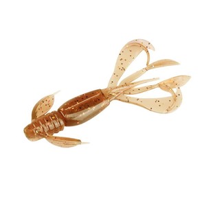 10 unidades/bolsa Señuelo blando de pesca con forma de camarón, cebo de criatura con doble cola para pesca de lubina en agua dulce y salada, aparejos de pesca - Product Image 6
