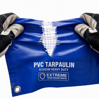 Bâche en PVC enduit anti-déchirure 610 g/m² avec tissu de base 1000D*1000D 20*20 pour le grain, les céréales, le bois et les bâches de camion
