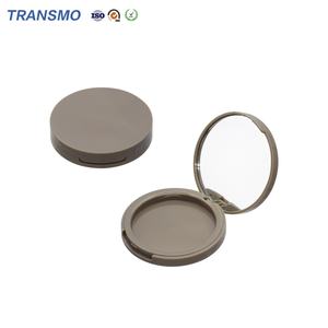 Custom <b>Makeup</b> Container Empty Blush case Round Eyeshadow Palette <b>Box</b> Packaging Container <b>with</b> <b>Mirror</b> - Product Image 3