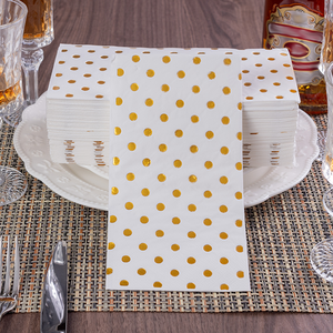 Carta personalizzata per il <span class=keywords><strong>Decoupage</strong></span> a pois di qualità con carta stampata per pranzo <span class=keywords><strong>tovaglioli</strong></span> per ristorante - Product Image 1