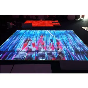Indoor High Quality Dance Floor Interactive Full Color Definition Stage Floor Standing P4.81 Led Display