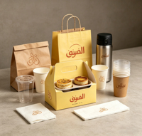 Boîte à gâteau carrée AT PACK avec fenêtre transparente et poignée haute, durable, pour emballage alimentaire de mousse et pâtisserie d'anniversaire