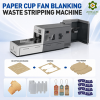 Machine de découpe et d'élimination des déchets entièrement automatique pour le décapage des trous intérieurs des boîtes, des coupes en carton, des étiquettes volantes et des cartes de découpe en carton