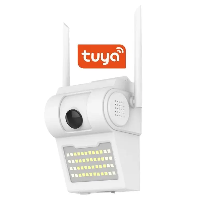 1080p Tuya Smart life Wi-Fi Wireless Floodlight Security Camera 2-Way Audio, Motion Sensor Alarm, Audio Video Recording