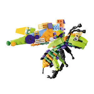 Jeu de construction éducatif 12-en-1 Mantis en blocs de construction, en plastique ABS, pour enfants de 5 à 7 ans - Vente Flash - Product Image 2