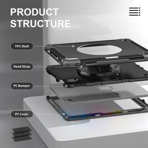 360 xoay đứng chống sốc tùy chỉnh bảo vệ Bìa <span class=keywords><strong>Tablet</strong></span> trường hợp đối với iPad thế hệ thứ 11 A16 trường hợp 2025 - Product Image 6